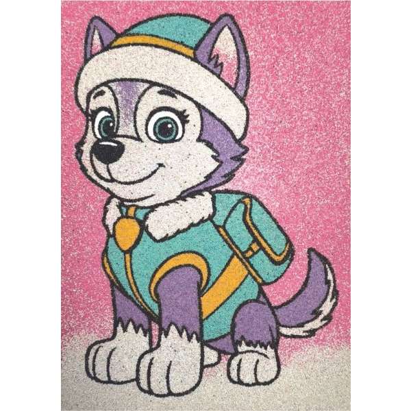 Husky mentőkutya homokkép - Image 2