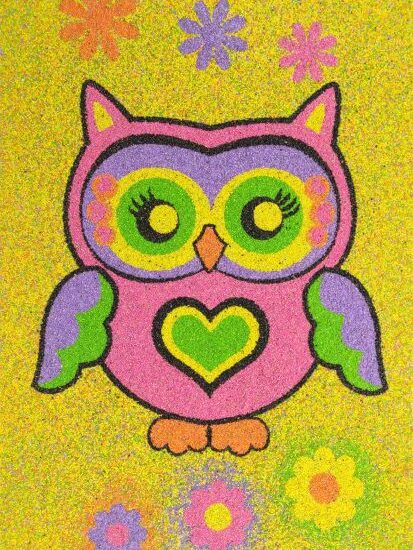 Bagoly kép homokkép