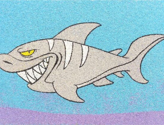 Cápa homokkép
