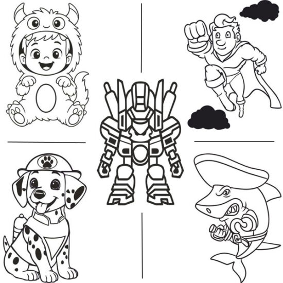 Farsangi fiús homokkép csomag (5 kép)