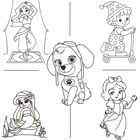 Farsangi lányos homokkép csomag (5 kép)